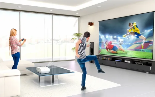 Epson EH-TW7100 - 3LCD-projektor - 3D - 3000 lumen (hvid) - 3000 lumen (farve) - 3840 x 2160 (2 x 1920 x 1080) - 16:9 - 4K - hvid