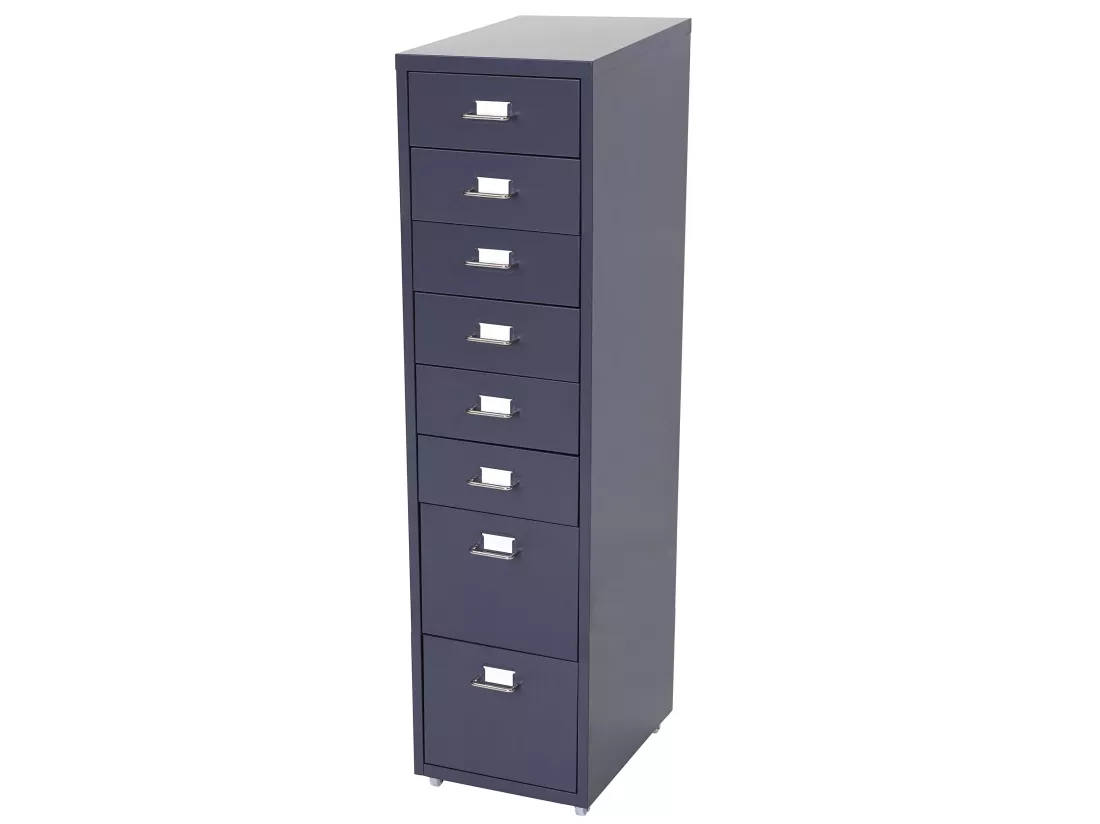 Caisson roulant Preston T851, gris foncé