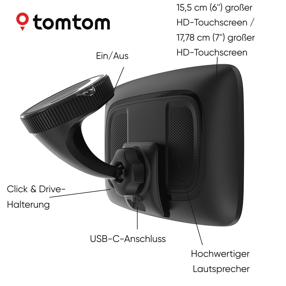 TomTom LKW-Navigationsgerät »GO Expert Plus EU 6« (Weltweit )
