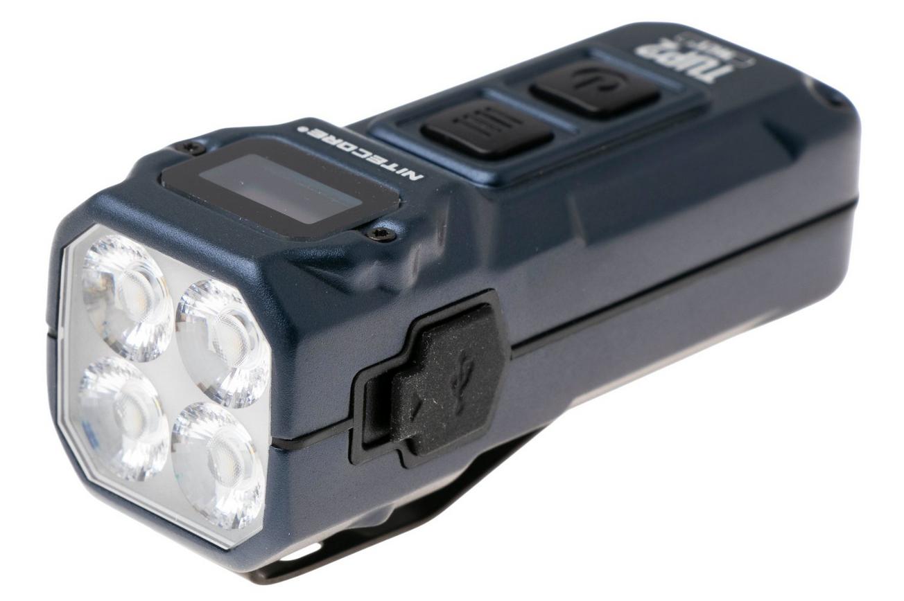 Nitecore TUP2 Cobalt Blue, oplaadbare sleutelhangerzaklamp, 1200 lumen