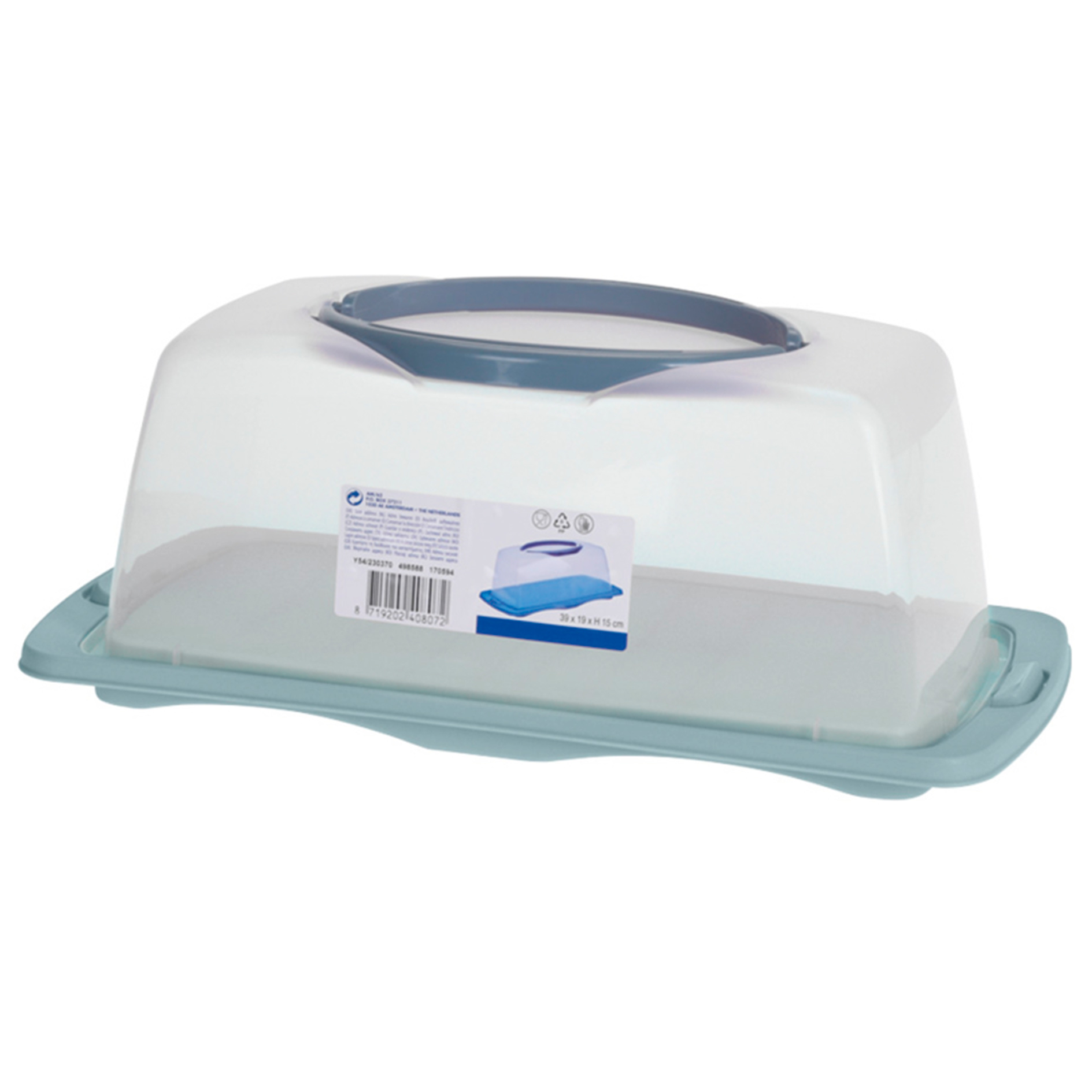 Kuchen-Transportbox - farbig sortiert - 40 cm