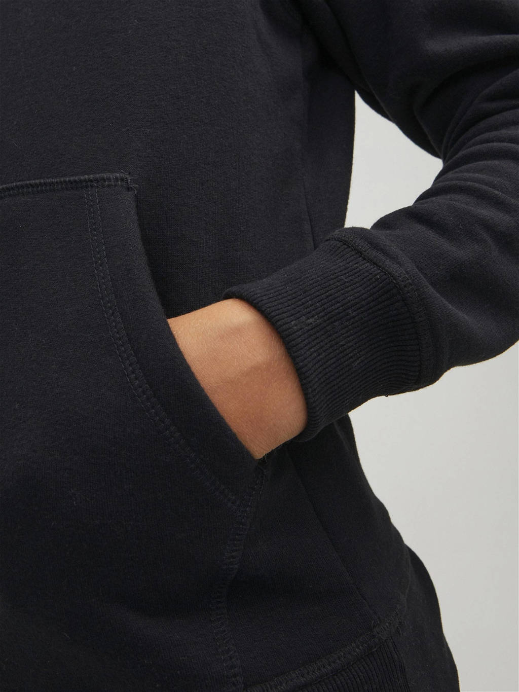 JACK & JONES hoodie JCOCLASSIC zwart