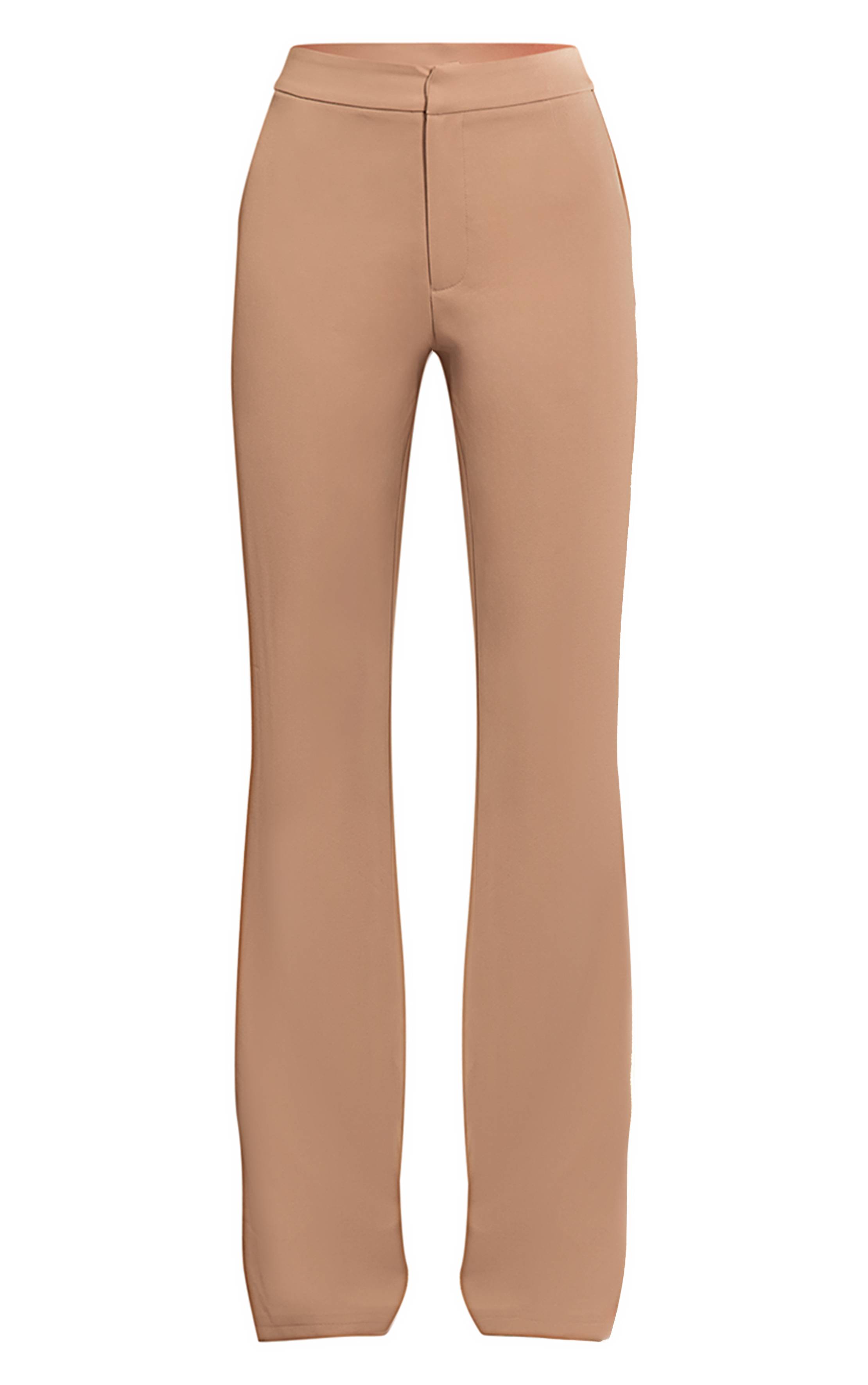 Crème Pantalon Droit Tailleur Co-ord Plt Label