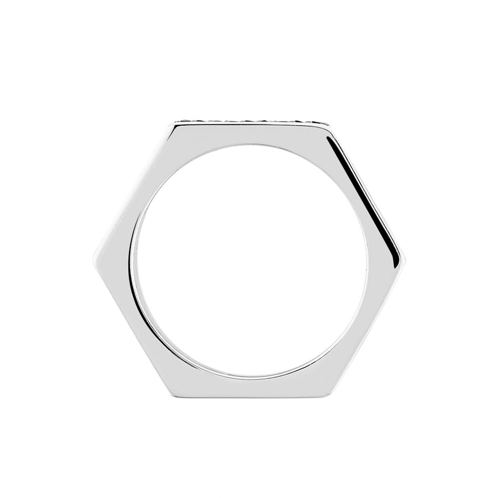 Bague Souhyla Argent Blanc Oxyde De Zirconium