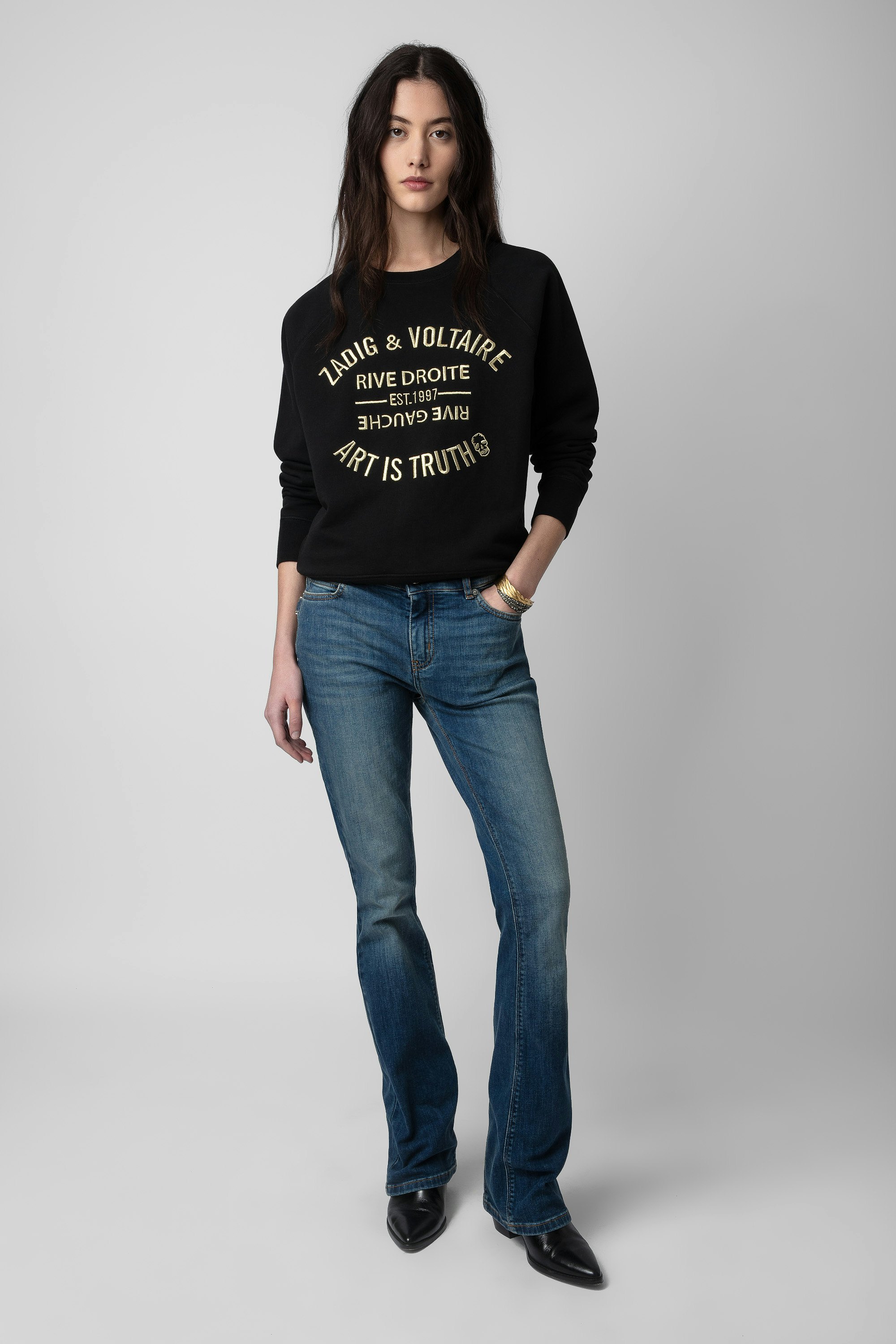 Sweatshirt Upper Blason Brodé