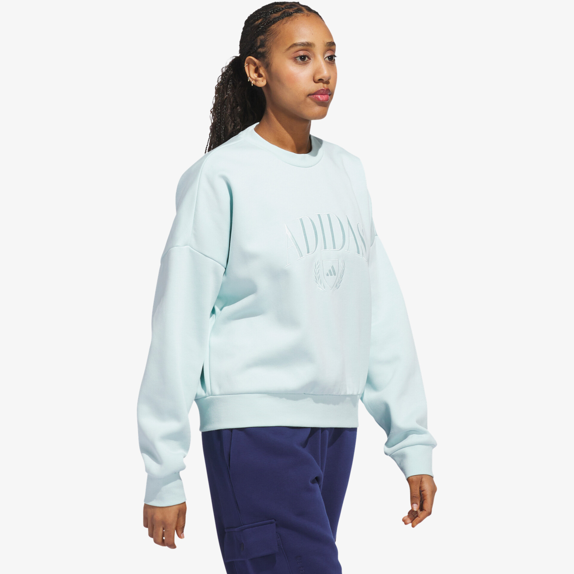 adidas Cozy Holiday Grafik Damen Hoodies & Sweater mint