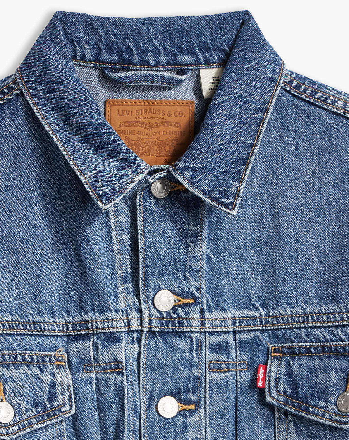 Levi's® Veste en jean Héritage bleue