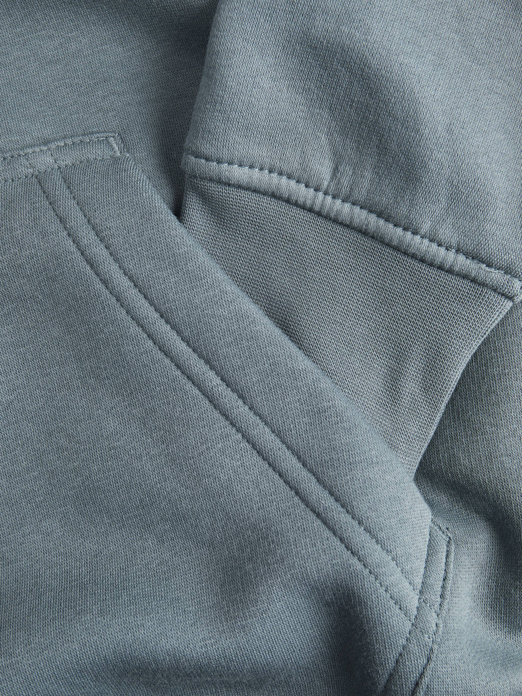 JACK & JONES hoodie JORVESTERBRO met tekst staalgrijs