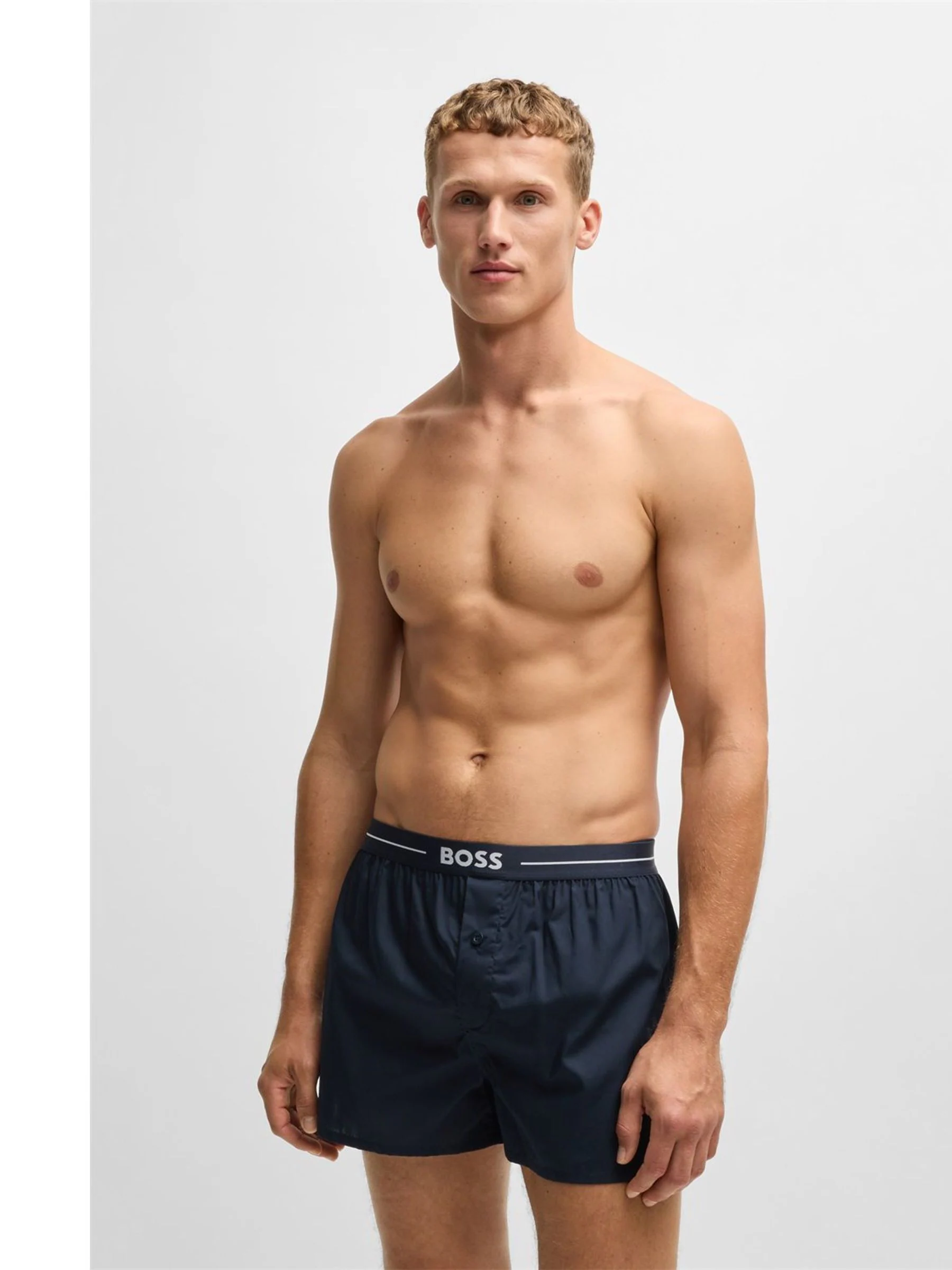 BOSS 100% Cotton Lounge Jersey Shorts 2 Pack