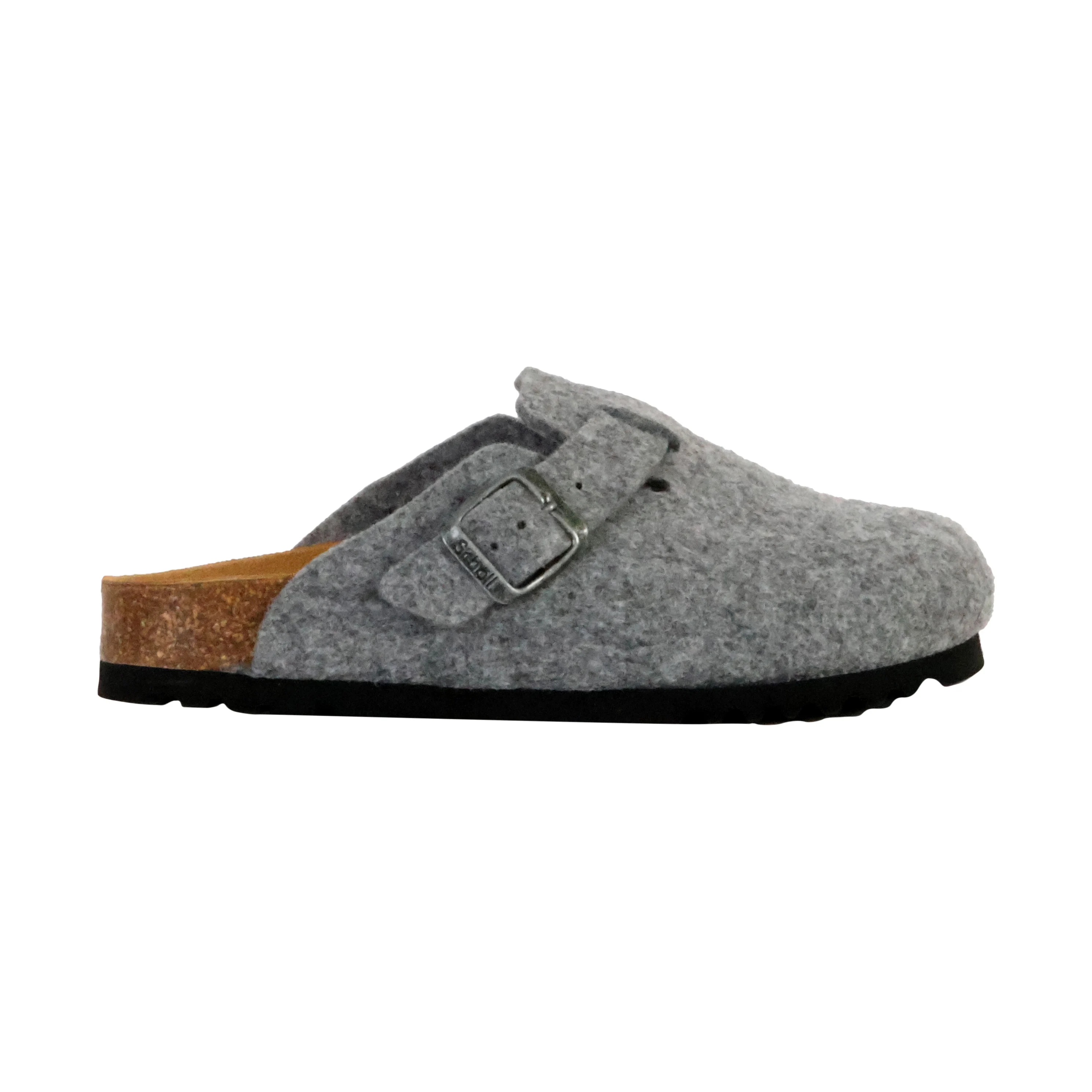 Mules cuirfae | Gris