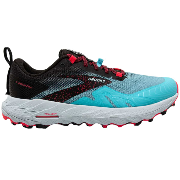 Chaussure trail BROOKS CASCADIA 17 W BLUEFISH/BLACK/DIVA PINK