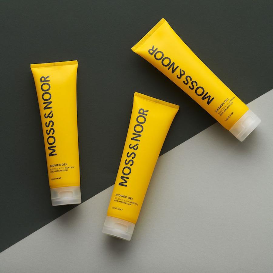 Moss & Noor After Workout Shower Gel Light Mint 3x150ml