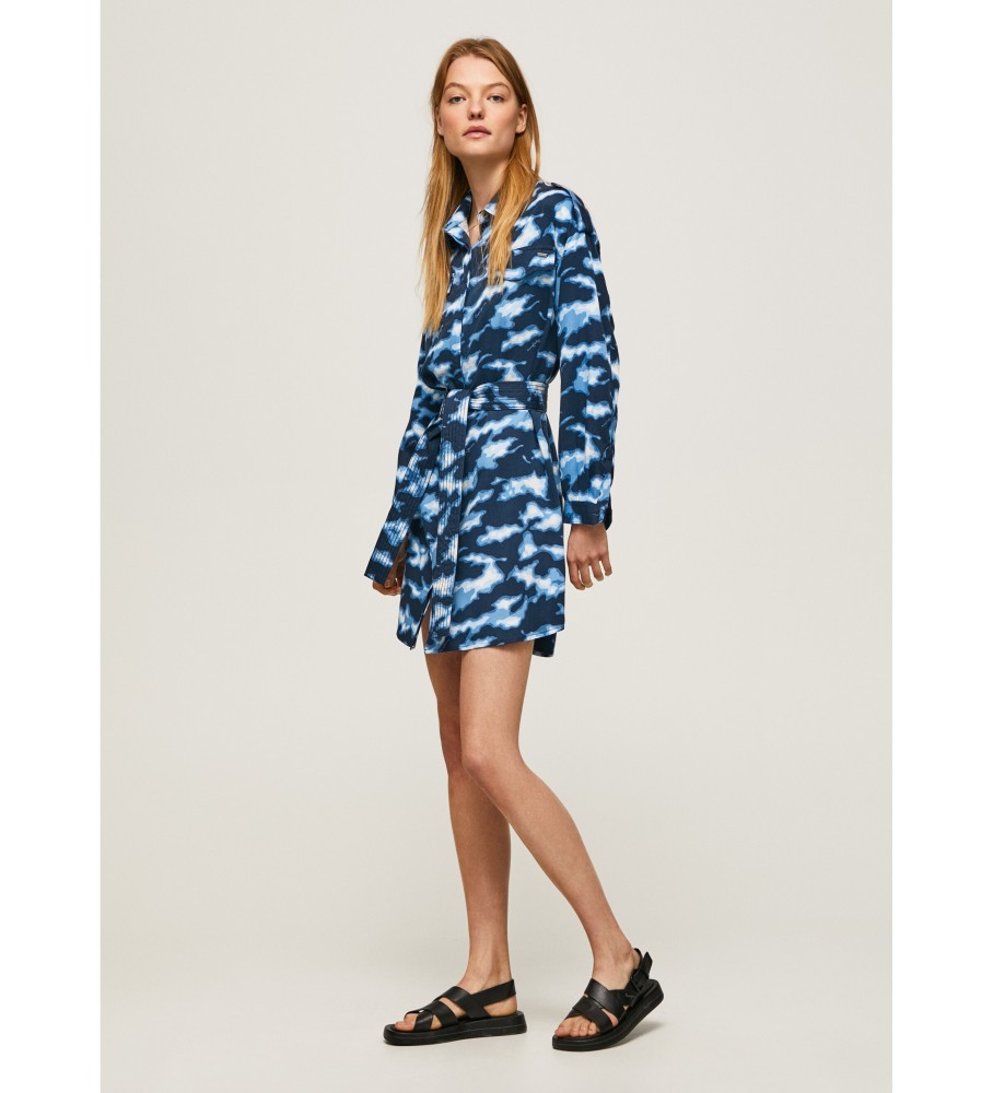 Vestido azul Pepe Jeans Burnet