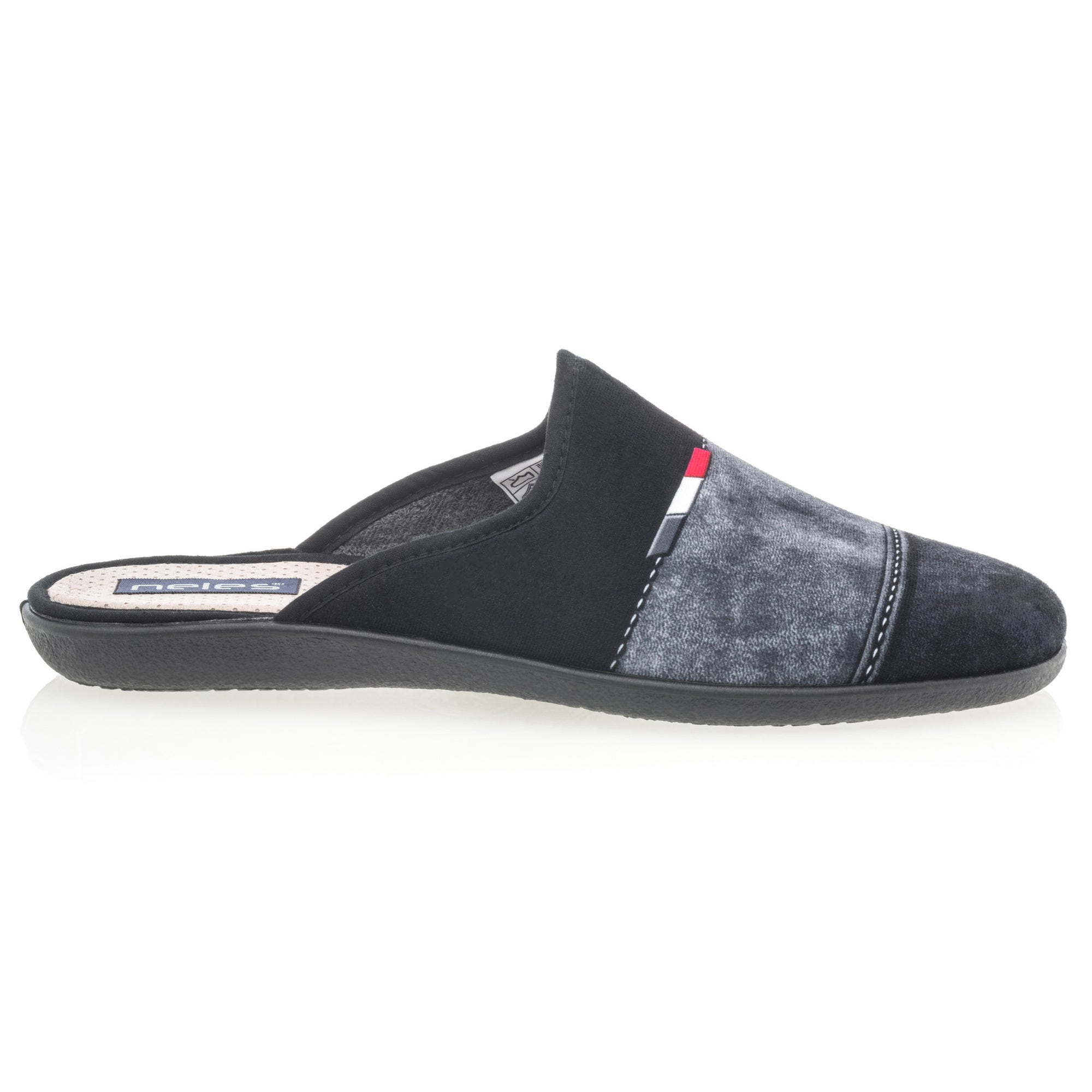 Pantoufles mules Homme noir