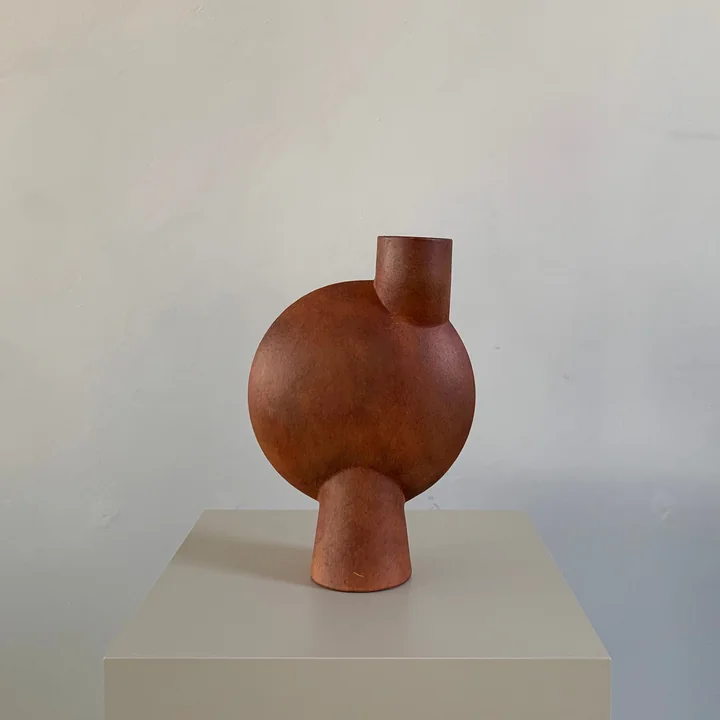 101 Copenhagen - Sphere Vase Bubl Medio, schwarz