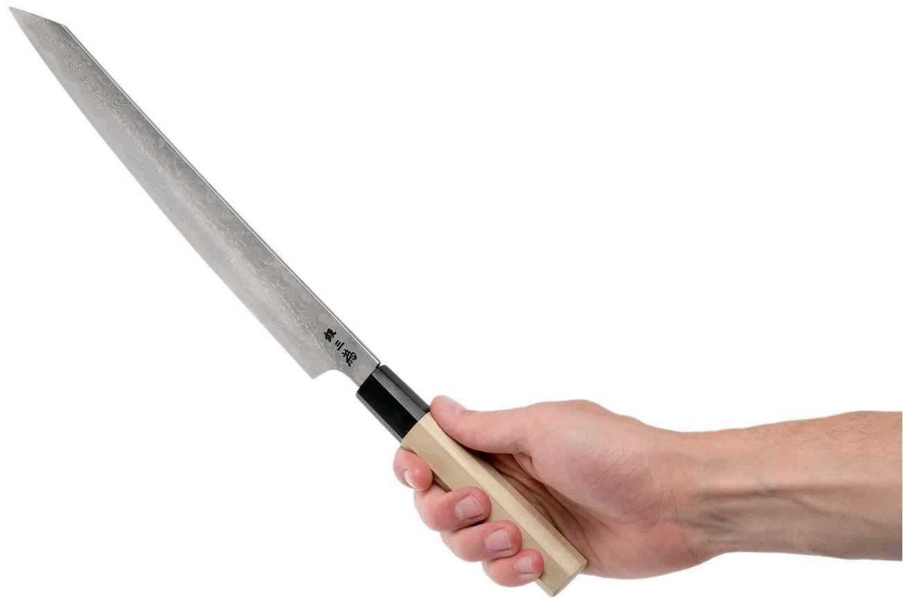 Sakai Takayuki Gin San 33-Layer Damascus yanagiba 27 cm