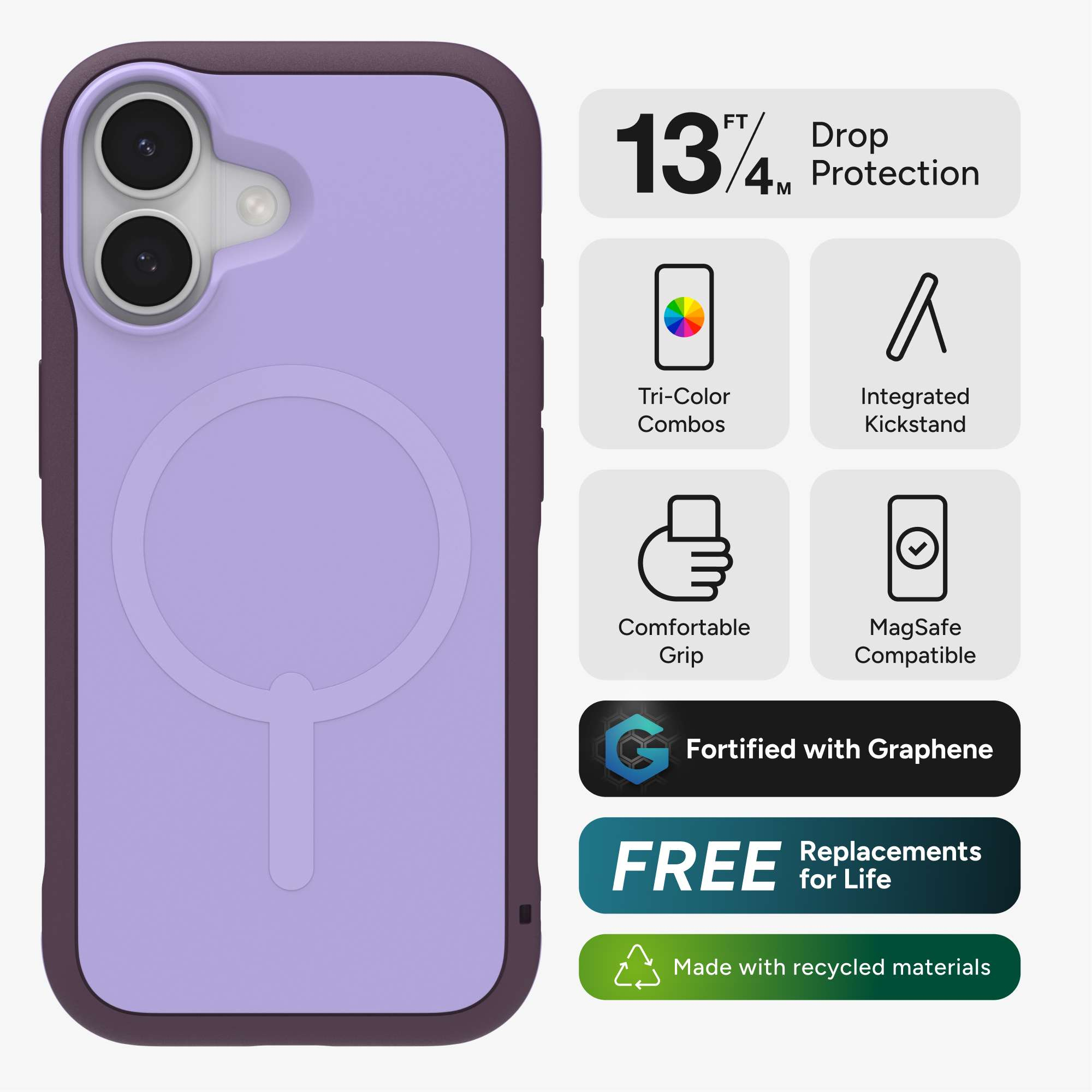 iPhone 17 MagSafe Hülle Sedona Snap Case Recycled (702319092) - Schwarz
