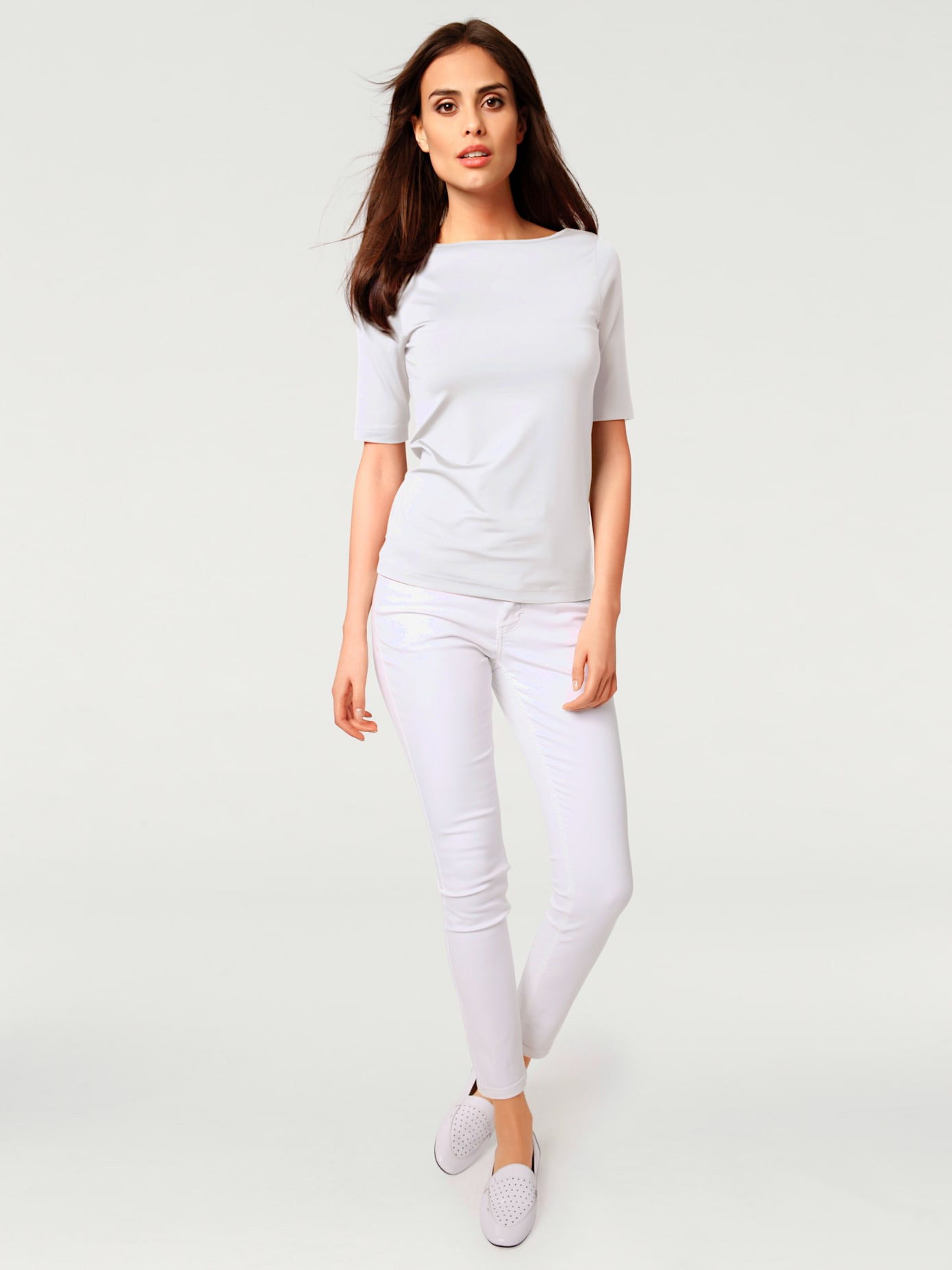 T-shirt encolure en u superbe, à porter seul ou associé