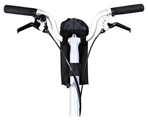 Sacoche de Guidon pour Vélo Pliant Restrap City Stem Bag Noir