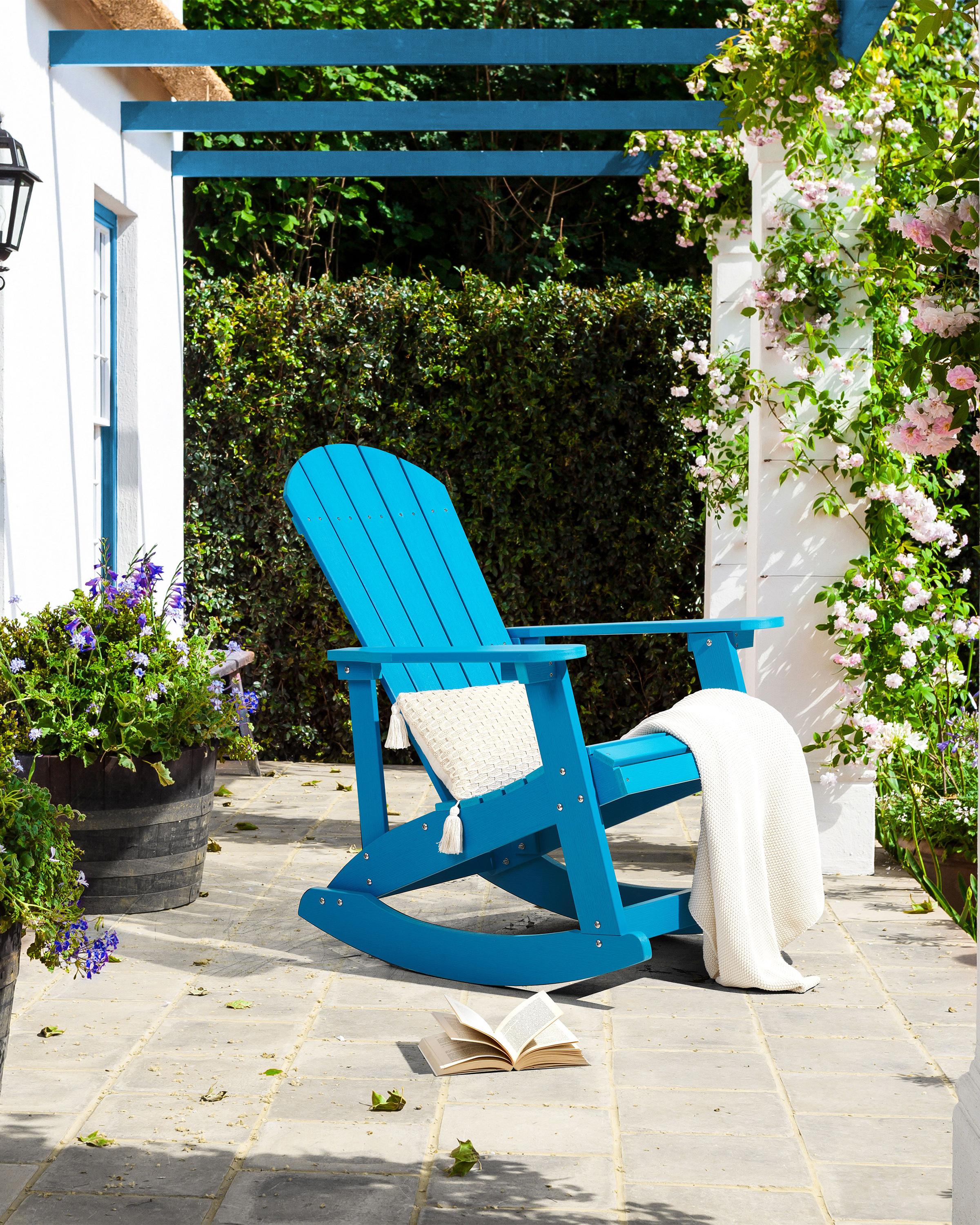 Tuinschommelstoel ADIRONDACK Blauw