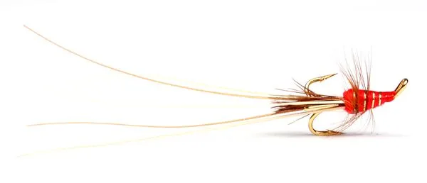 Umpqua Flies Red Frances Golden Treble #8