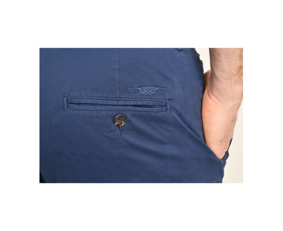 Pantalon chino homme Navy Denim - KYRK
