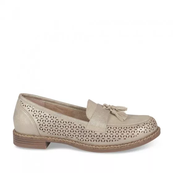 Mocassins BEIGE VIA DONNA