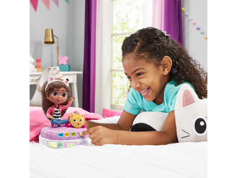 Vtech Gabbys Dollhouse – Interaktive Geschichten -DE- Batteriebetriebene Spielfigur mit Licht- und Soundeffekten