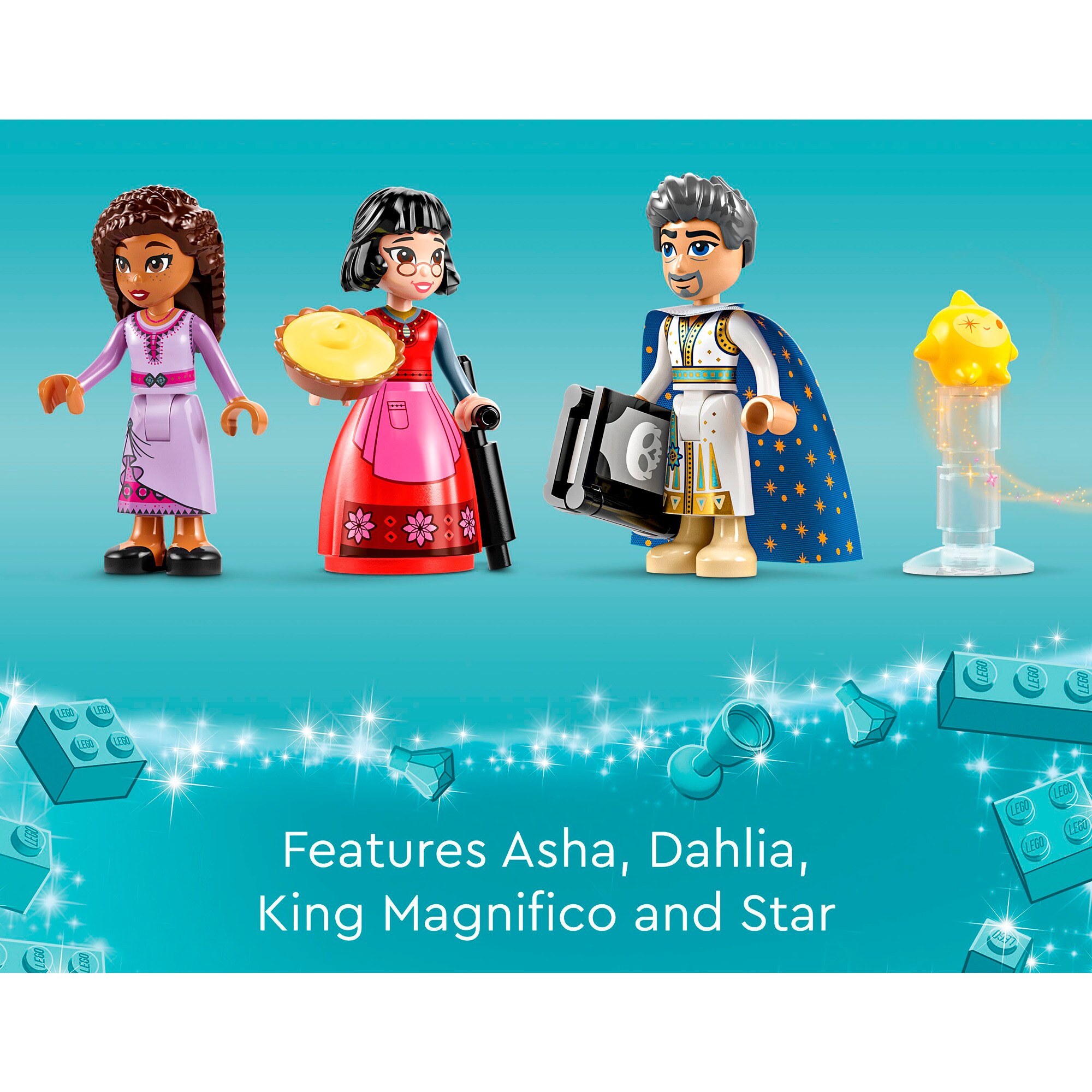 LEGO Konstruktionsspielzeug Disney Wish König Magnificos Schloss