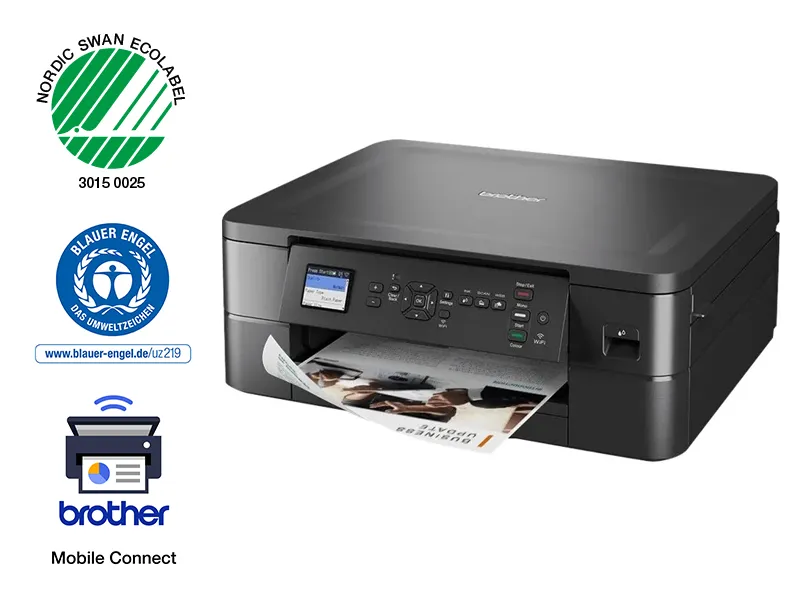 Brother DCP-J1050DW - Multifunktionsprinter - farve - blækprinter - A4/Letter (medie) - op til 13 spm (kopiering) - op til 17 spm (udskriver) - 150 ark - USB 2.0, Wi-Fi(n)