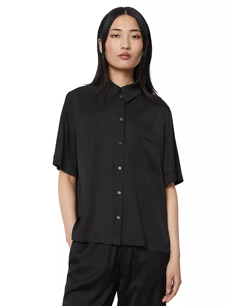 MARC O'POLO Bluse schwarz
