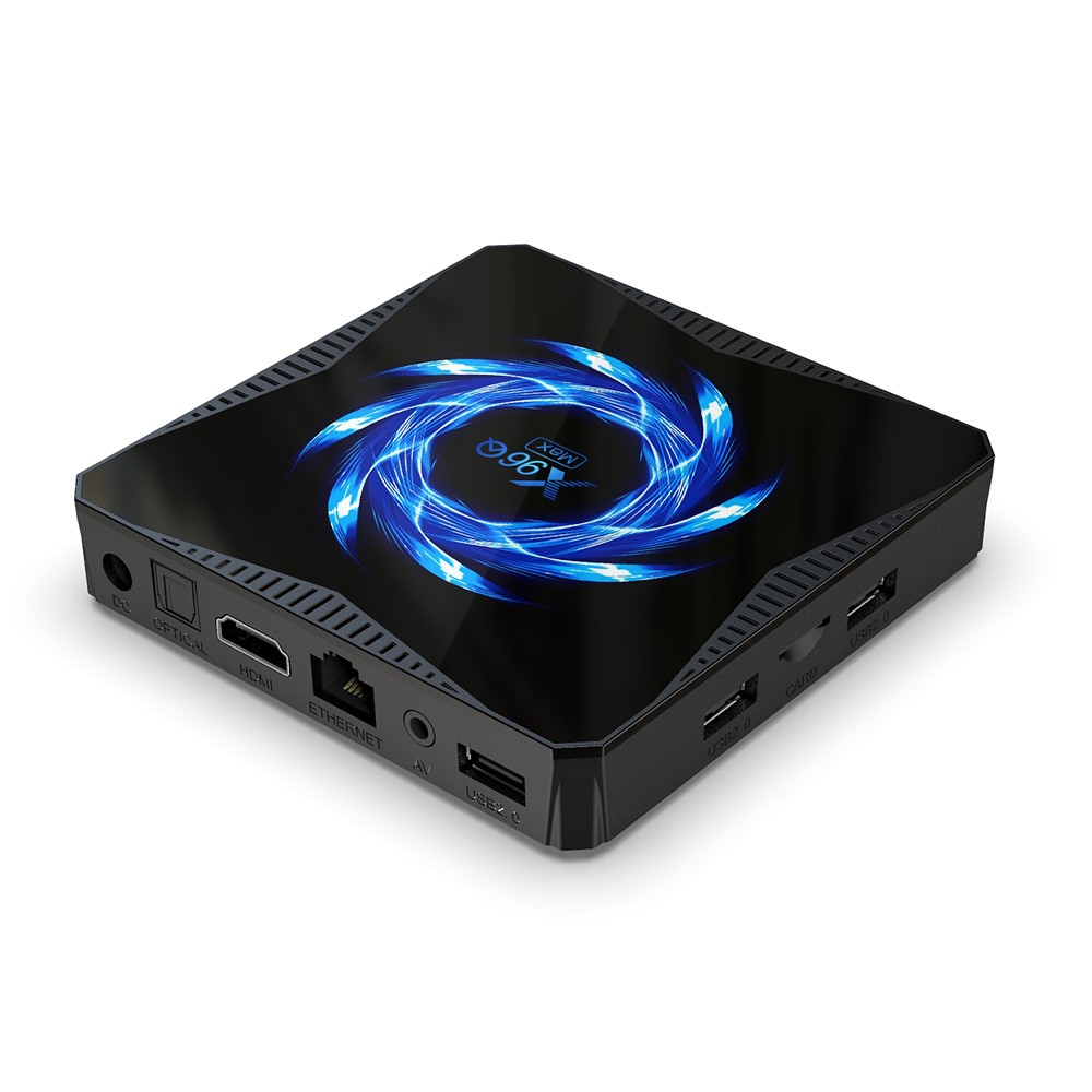 4GB Ram 4K Android 10.0 Smart TV Box Internet WiFi Streaming HDMI 64GB Quad Core Media Player mit Gigabit Ethernet LAN   Fernbedienung