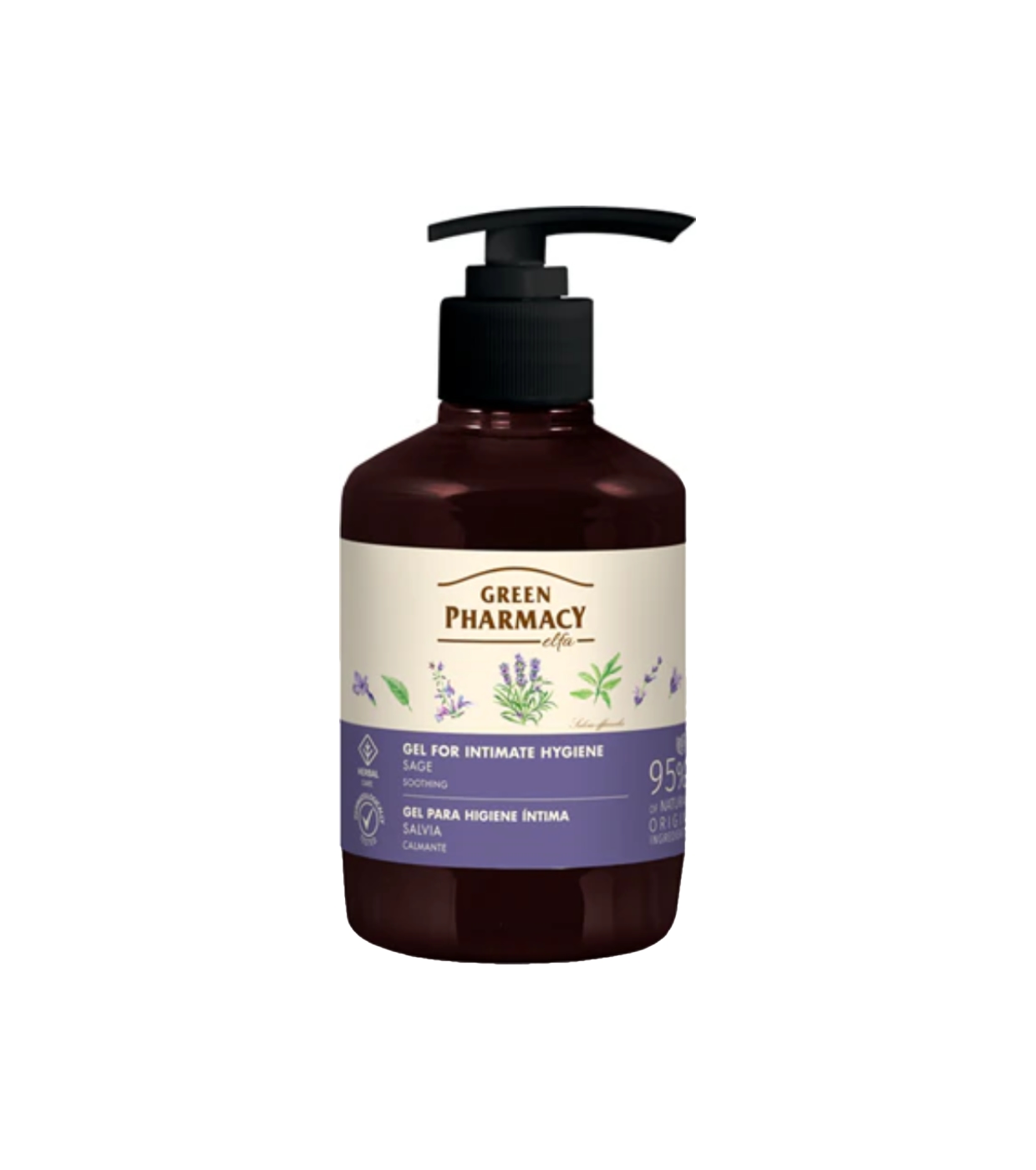 Green Pharmacy - Gel calmante de higiene íntima - Sálvia e Alantoína