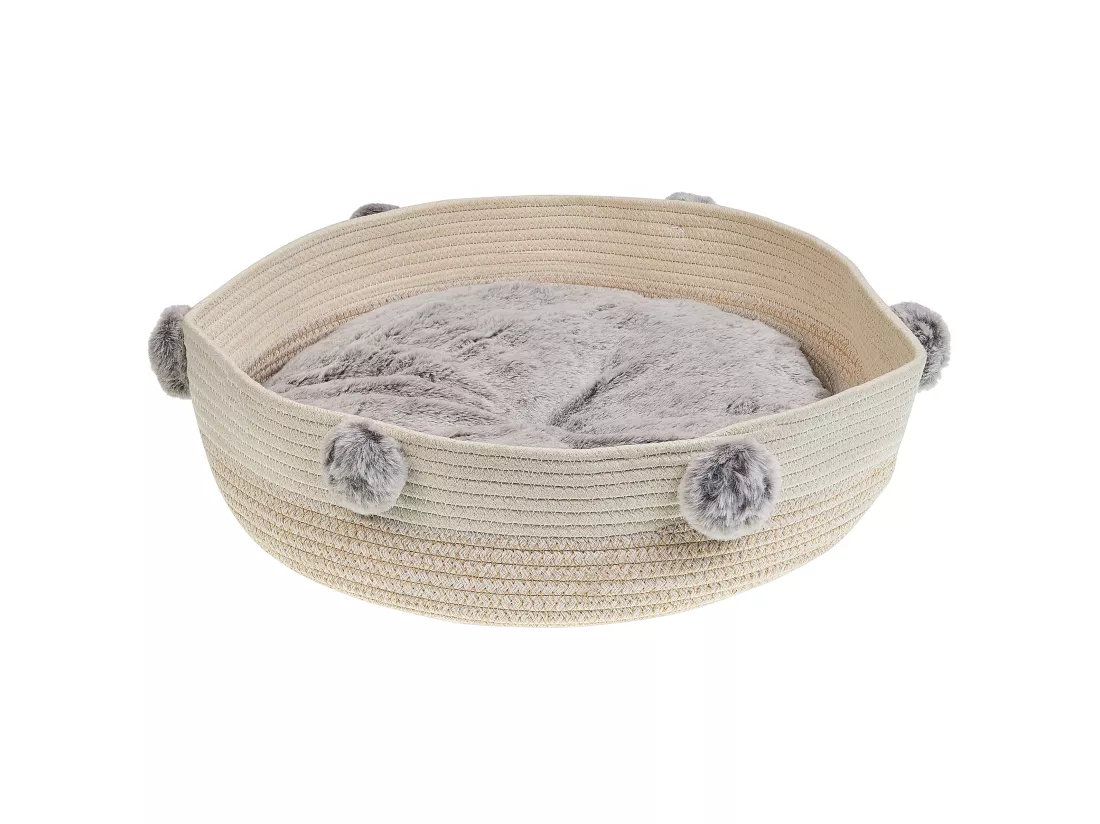 Lit pour animal ORTACA Coton Beige clair