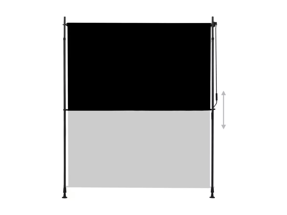 Store roulant d'extérieur 200 x 270 cm Anthracite