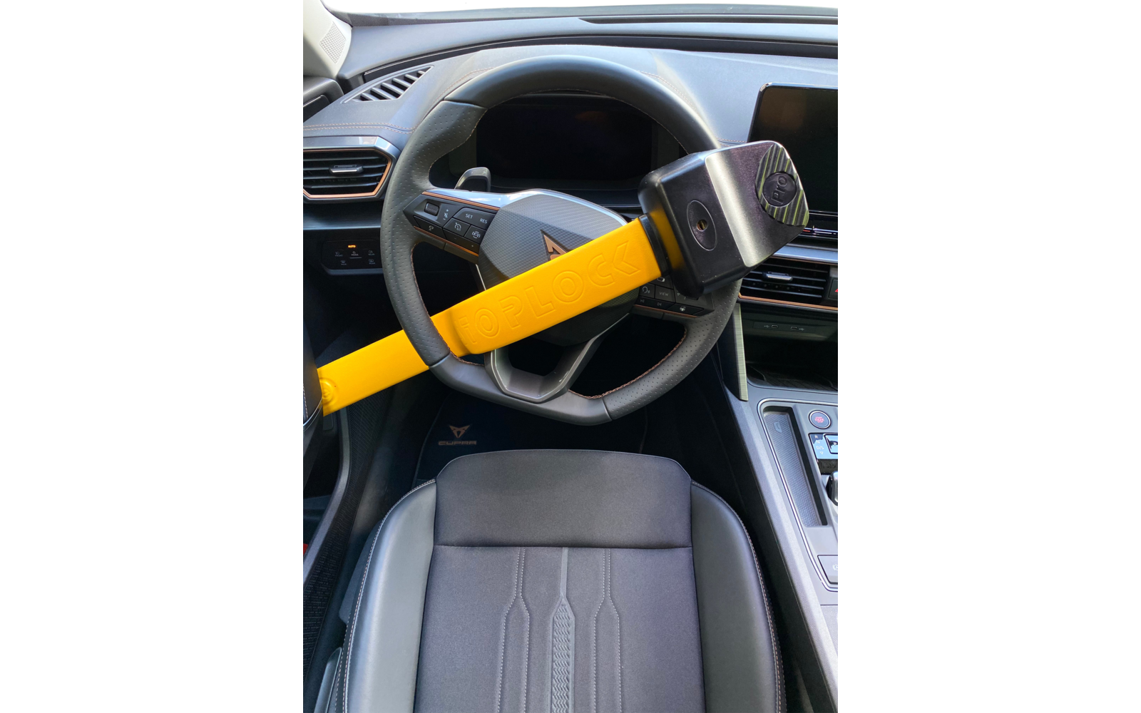 MEM Lenkradkralle / Lenkradschloss Stoplock Elite