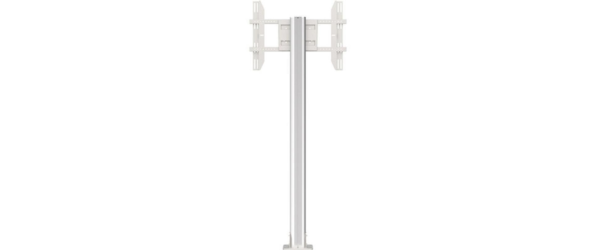 Standfuss 2395 Silber<br>Bodenmontierter Displayständer für sitzende oder stehende Zuschauer