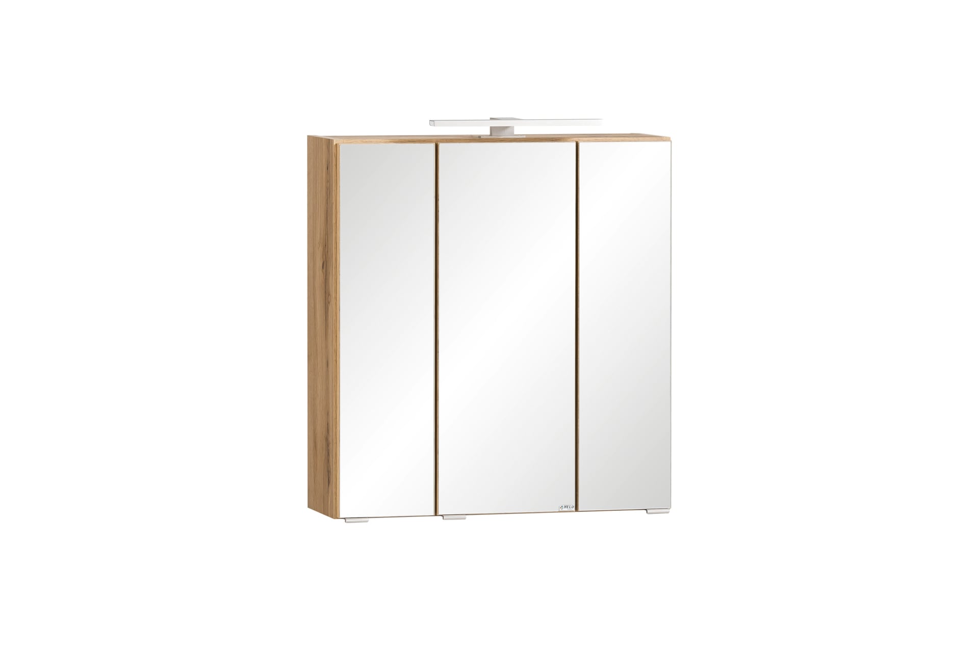 Waschtischkombination Gent weiß/braun B/H/T 60x200x35 cm