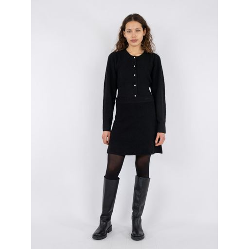 Neo Noir Gisa Striknederdel, Black, 36
