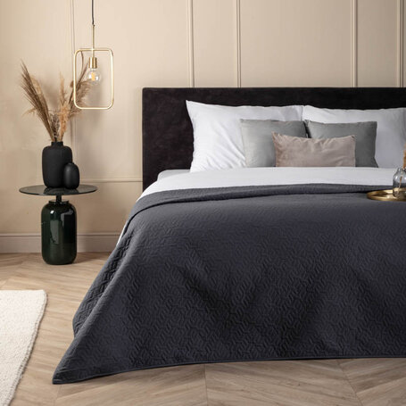 Bedsprei Ultrasonic Prisma - Antraciet