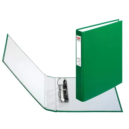 Herlitz Ringbuch mit 2-Ringmechanik, DIN A5, grün, 10 Stück