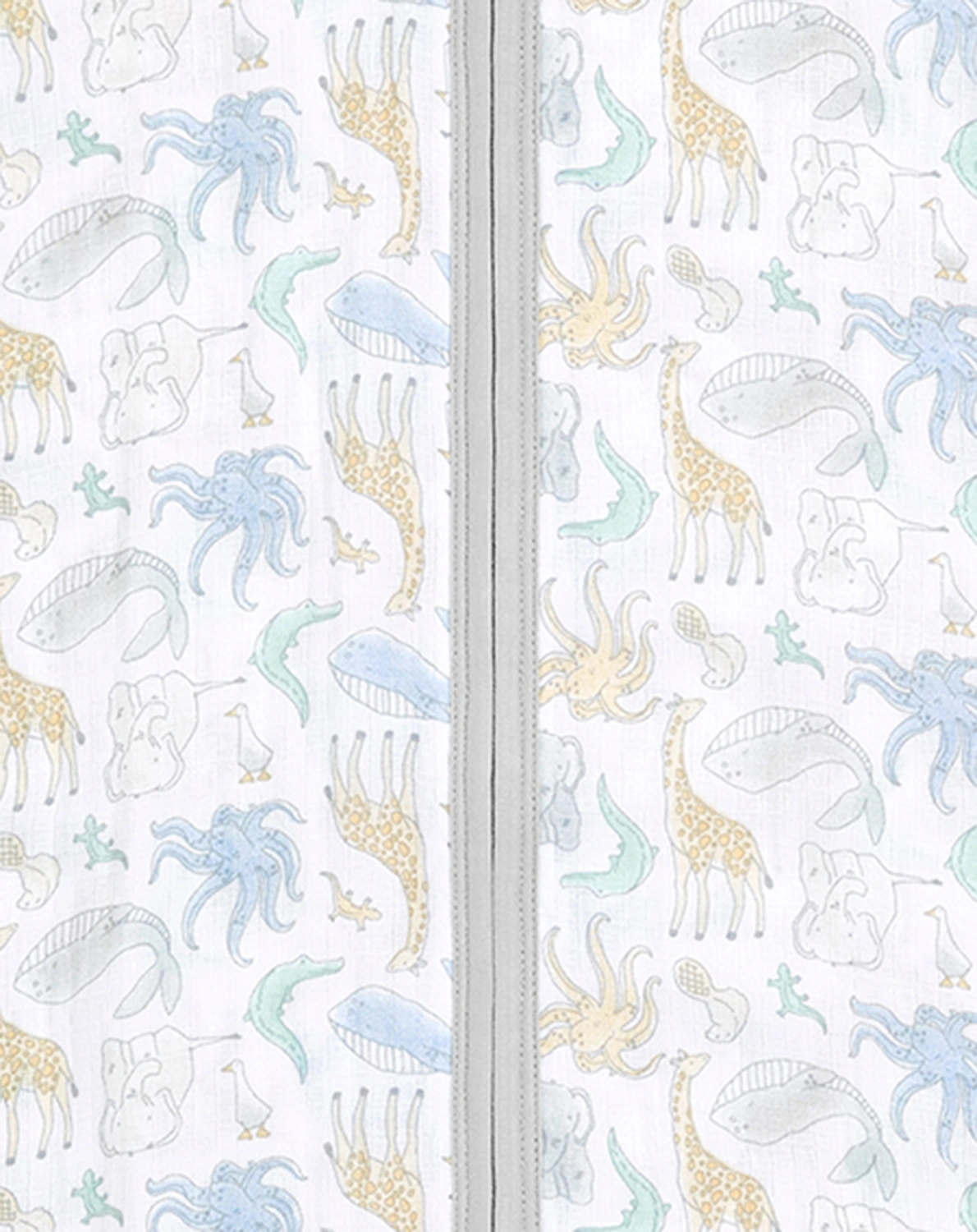 Musselin-Schlafsack NATURAL HISTORY in blau