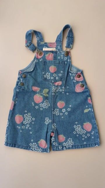 Seleshorts Barn – Denim, 100% Øko Bomull | Magot Overalls GOTS