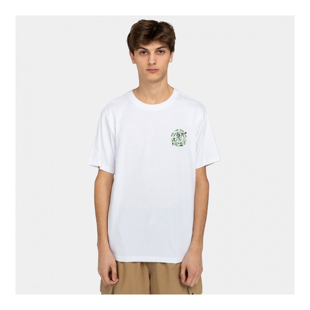 Element GEO FILL - Tee-shirt Homme optic white