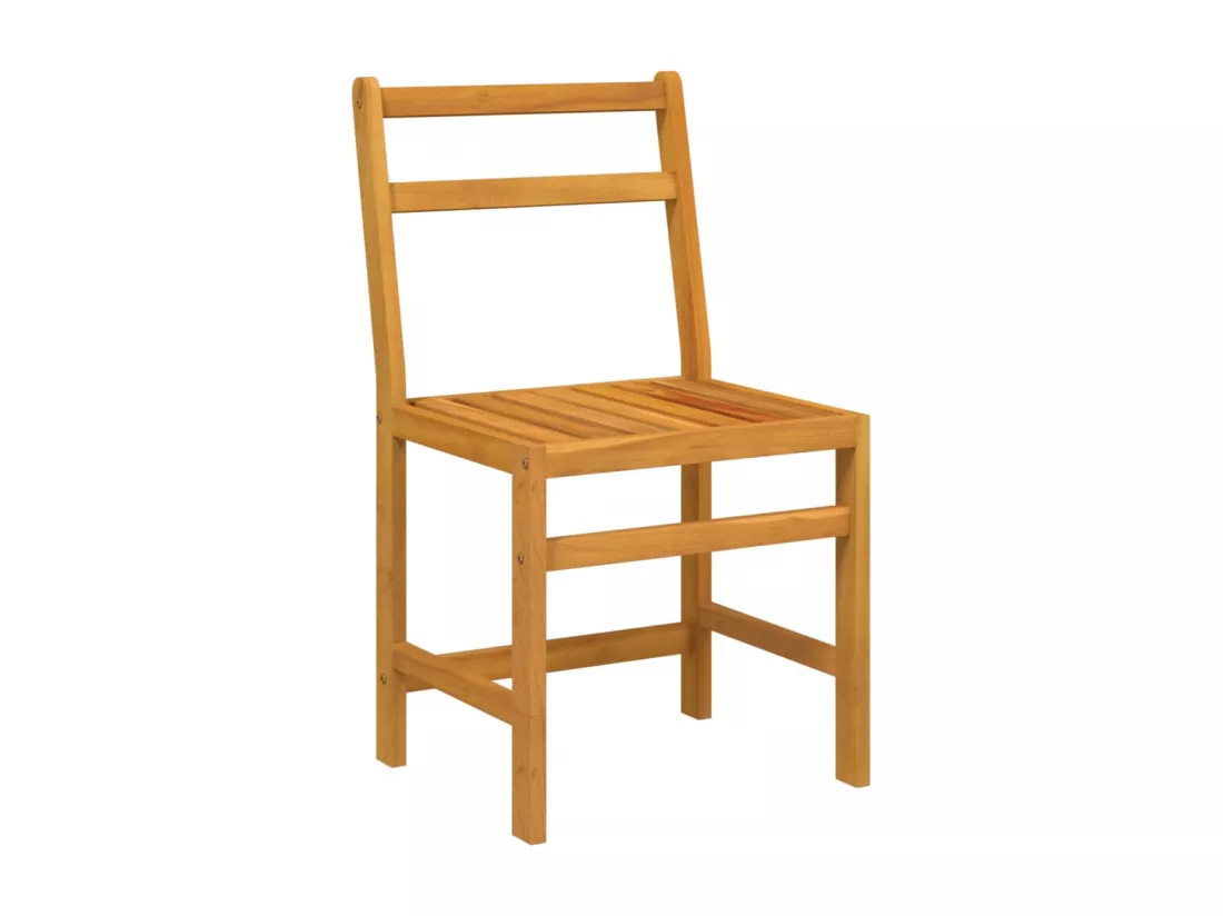 Ensemble de balcon 3 pièces bois d'acacia solide