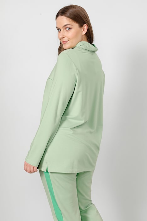 Sweatshirt, Stehkragen, großer Schriftzug, Langarm