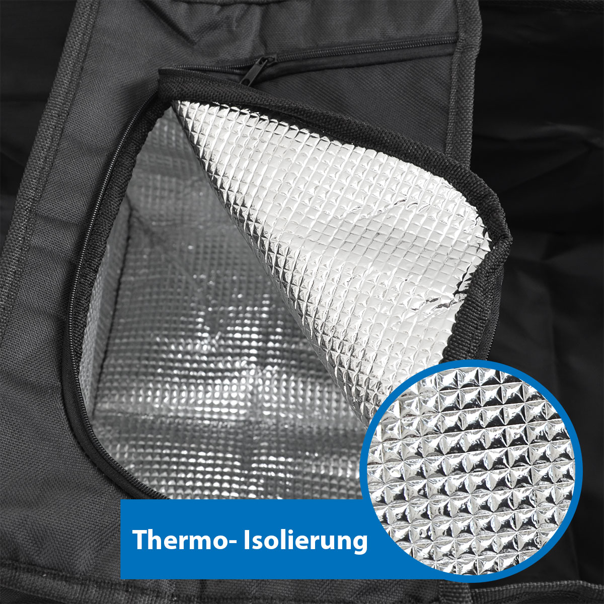 Kofferraumtasche Kühlfach 60x32x29 cm Auto Organizer Kühl-Tasche Faltbare Box