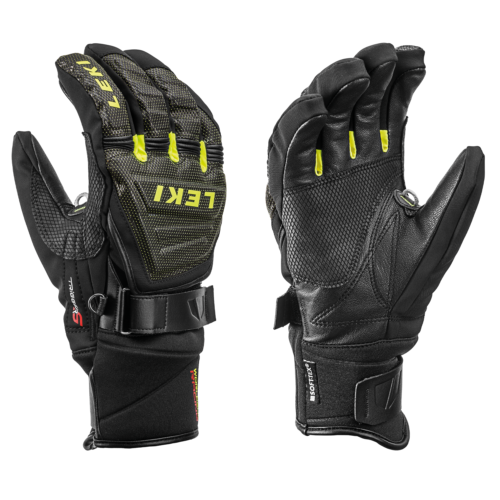 Leki Worldcup Race Coach C-Tech S Black/Yellow  Handschuhe Größenwahl