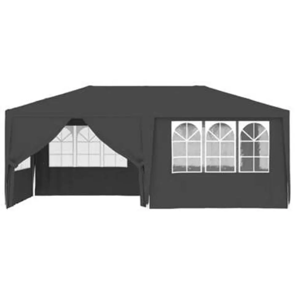 vidaXL - Partytent - Antraciet - Polyetheen