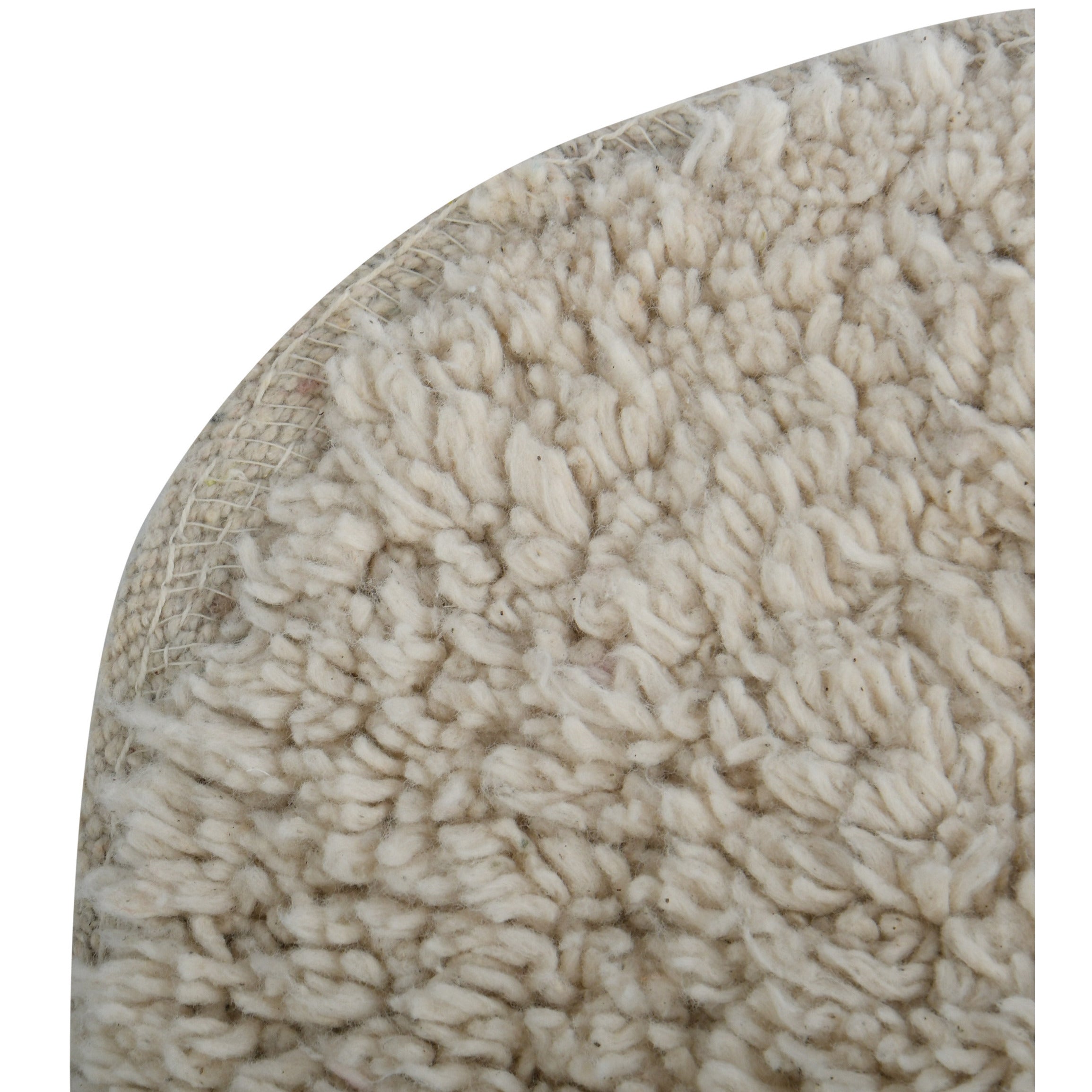 MSV WC|Badkamerkleed|badmat voor op de vloer - creme wit - 45 x 35 cm
